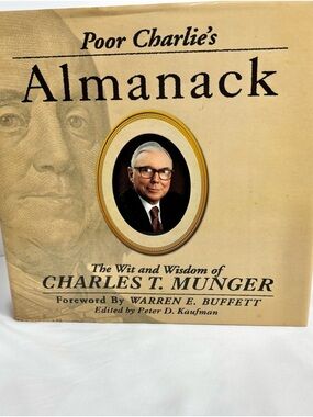 Poor Charlie's Almanack Hardcover Book - Beige Cover